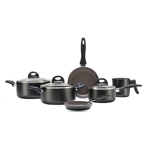 Conjunto de Panelas Ceramic Life Smart Plus 6 Pçs Preta Brinox