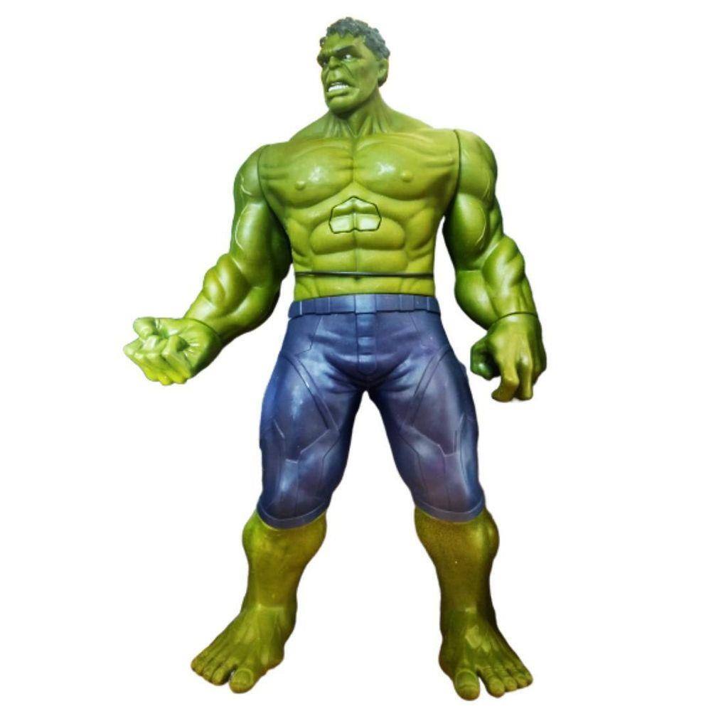 Boneco Hulk Grande 30Cm - Com Luz E Som