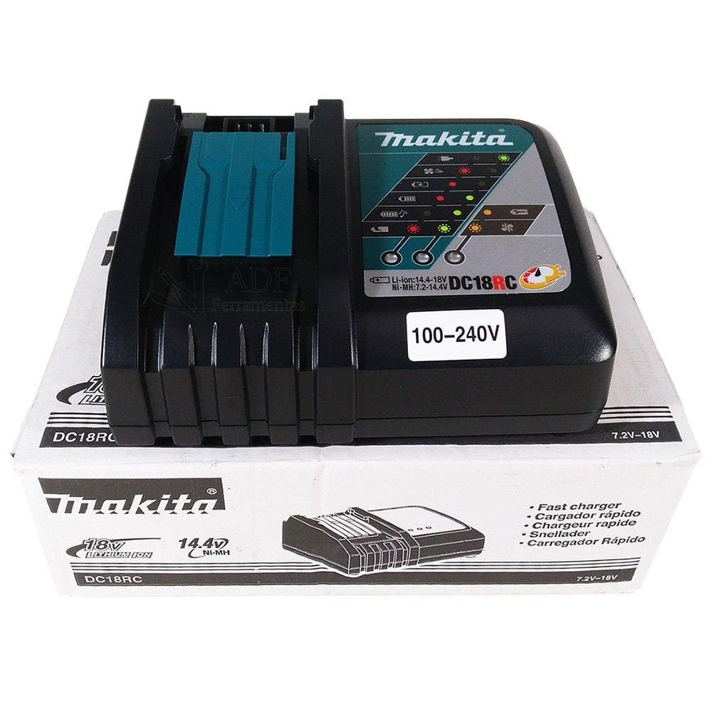 Carregador de Bateria Bi-volt DC18RC Makita