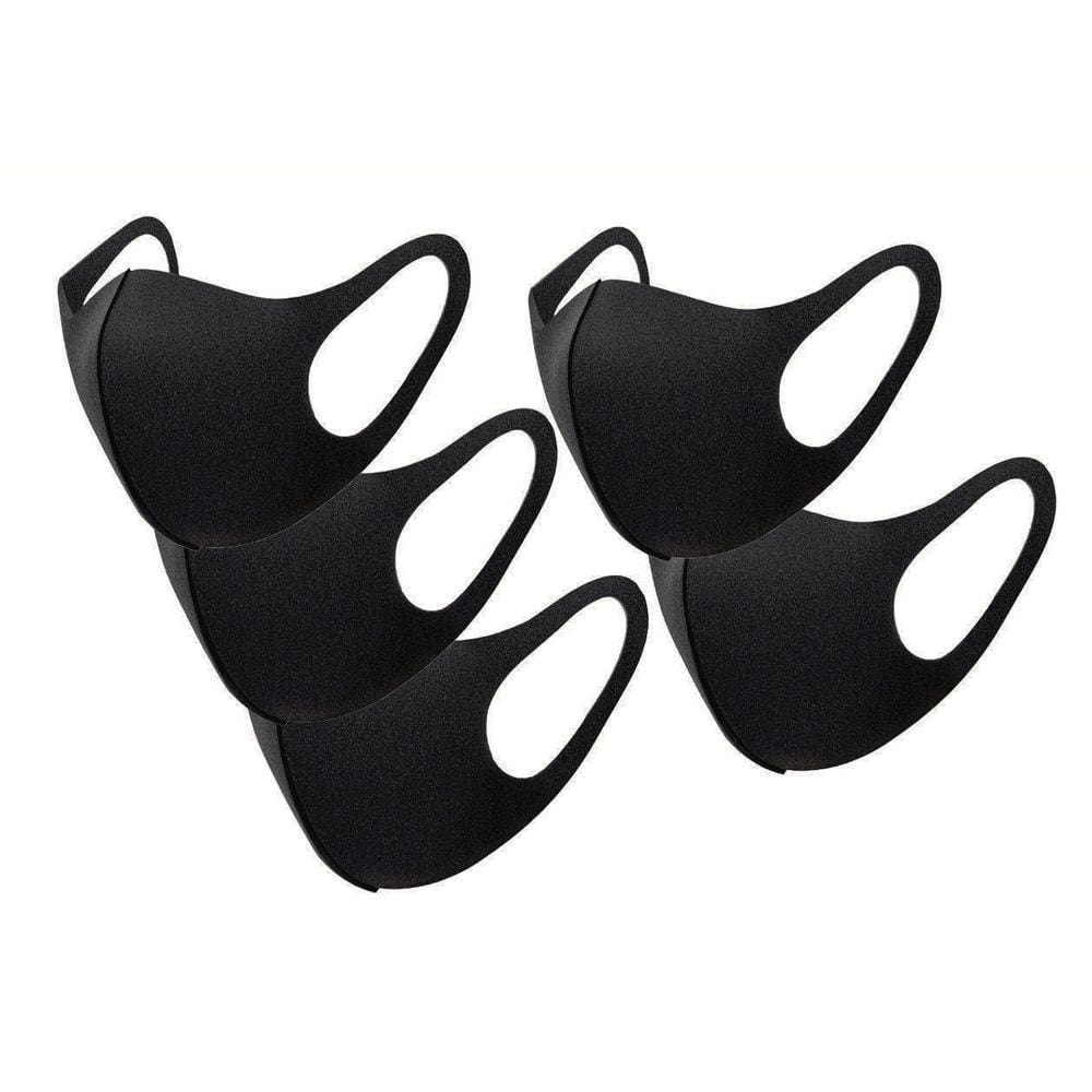 Máscara Neoprene Kit 05 Unidades Pretas