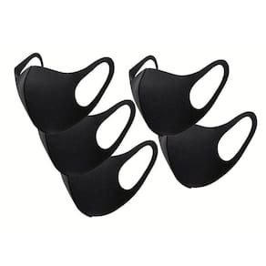 Máscara Neoprene Kit 05 Unidades Pretas