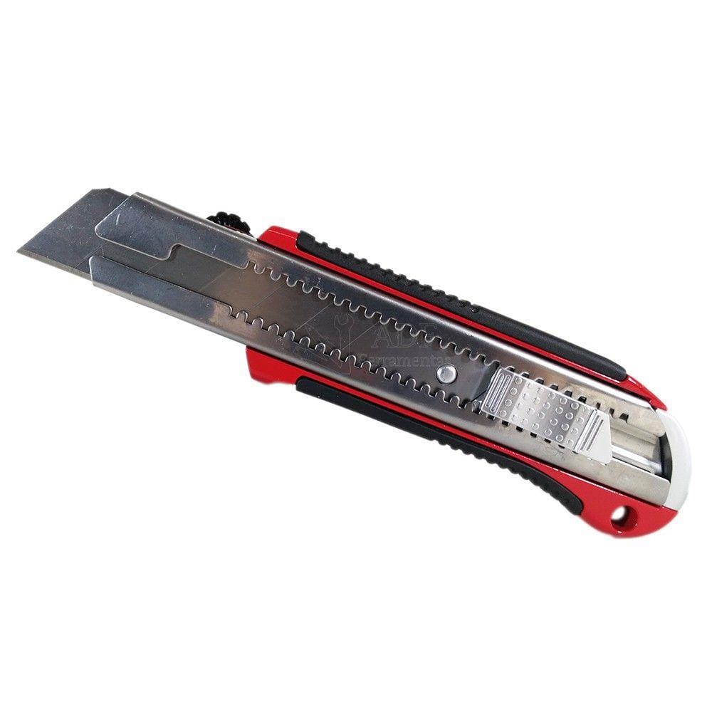 Estilete Retrátil Reforçada Com Guia Profissional 25 MM MTX