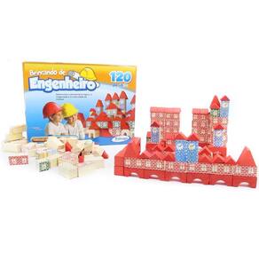 Brincando de Engenheiro 120 Peças - Xalingo