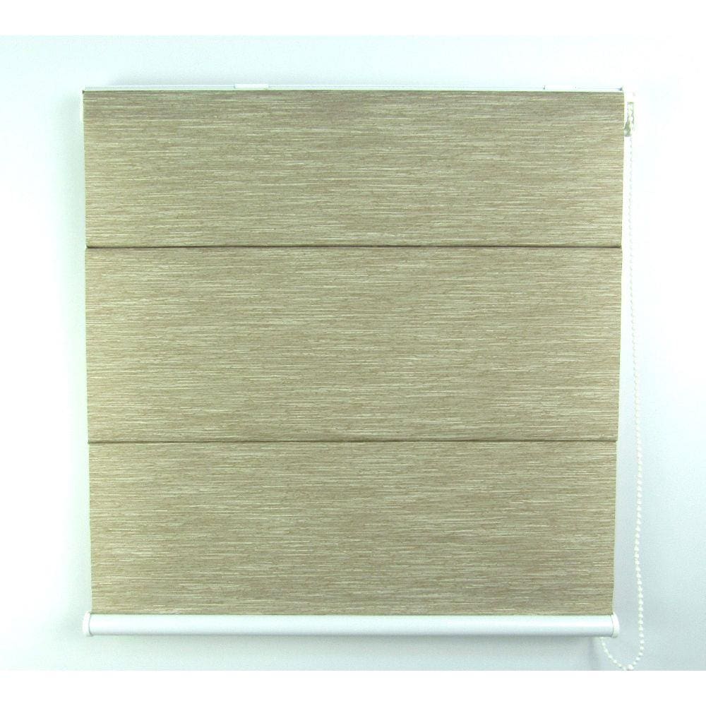 Cortina Romana Napoles Translúcido Crisdan 1,80 Largura X 1,50 Altura Marrom