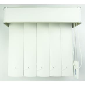 Persiana Vertical Em Pvc Com Bando Crisdan Largura 2,00 X 2,30 Altura Branco