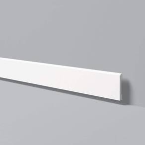 Rodapé GART de Poliestireno FD1 15mmx10cm Metro Linear - caixa com 2,44 Unidade - Branco