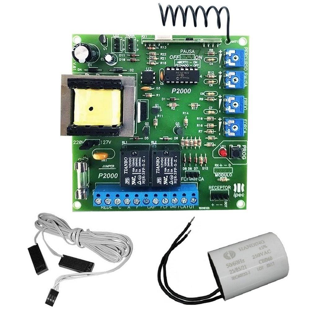 Central Placa Motor Peccinin Capacitor 12UF Sensor Deslizante