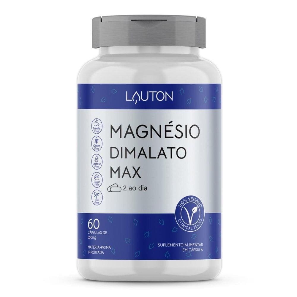 Magnesio Dimalato (100% Idr) - 60 Caps/ 2 Ao Dia