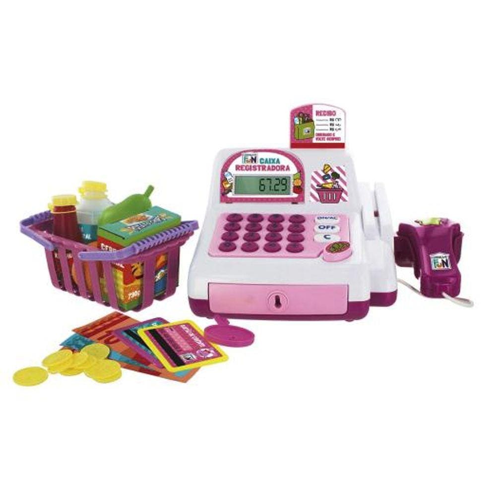 Caixa Registradora - Rosa - Multikids