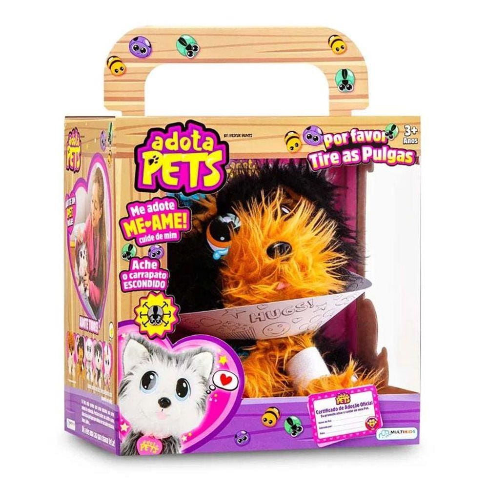 Adota Pets Coockie com Acessórios - Multikids