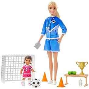 Boneca Barbie - Treinadora de Futebol - Loira - Mattel
