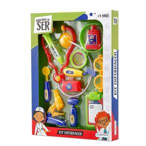 Brincando De Ser - Kit Enfermagem c/ Acessórios - Multikids