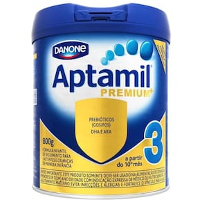 Leite Em Pó Aptamil 3 Premium Prebióticos 800G