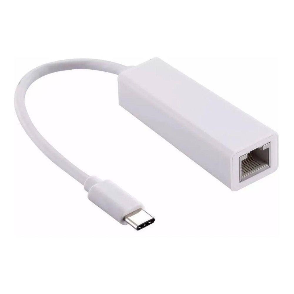 Cabo Conversor Usb Tipe-C Para Rede Rj45 Ethernet 10/100