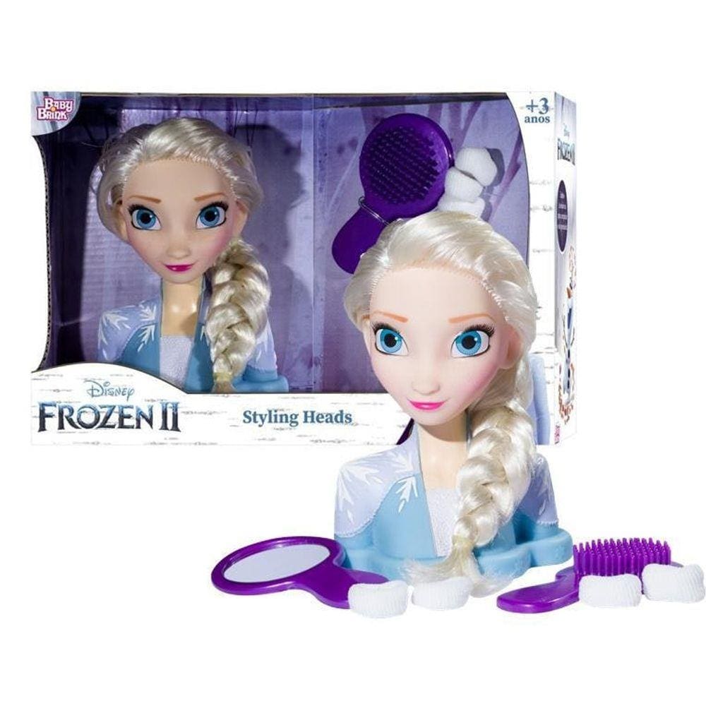 Boneca Disney Frozen Conjunto Elsa e Cavalo Nokk Mattel - Bebe