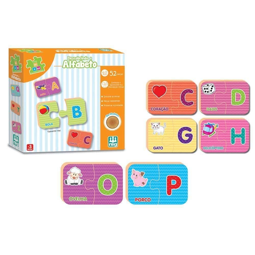 Jogo Educativo Descobrindo o Alfabeto - Nig
