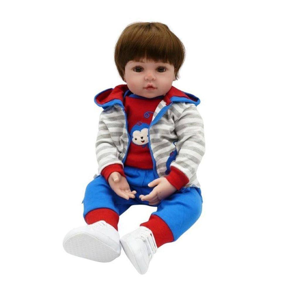 Bebê Reborn 48 cm Silicone Realista Baby Fashion