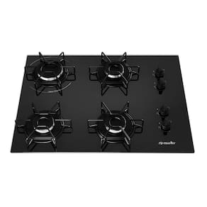 Cooktop Mueller 4 Bocas com Queimador Ultra Chama MCG114BG1