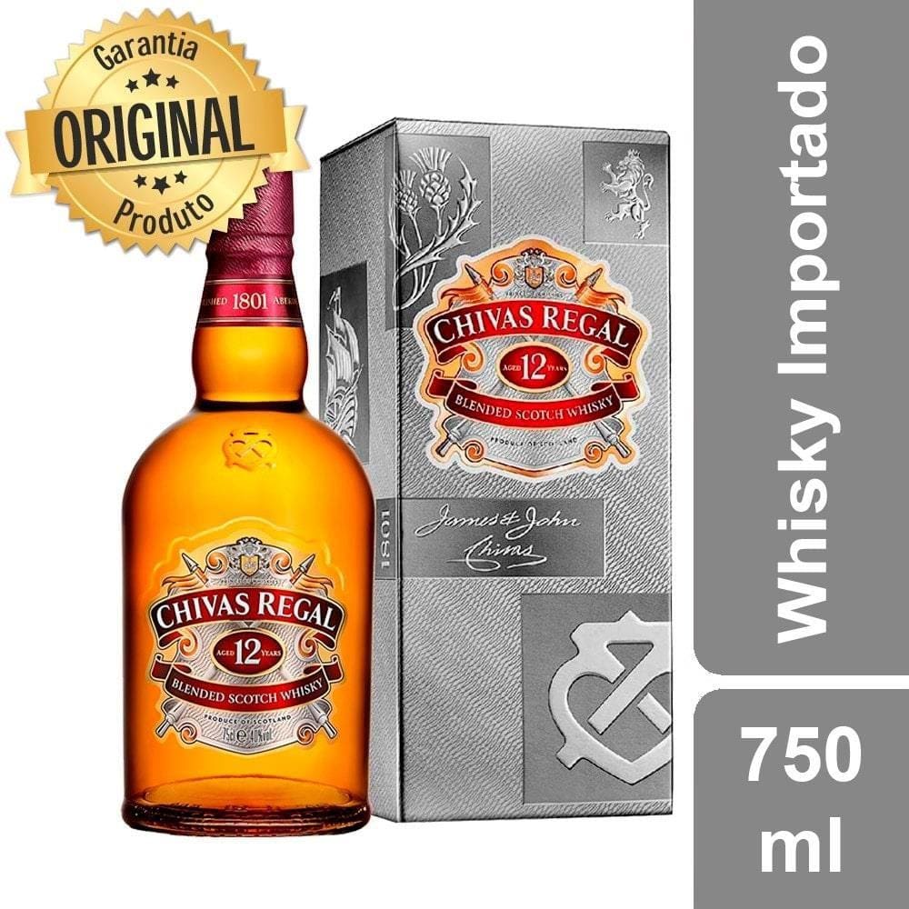 Whisky Chivas Regal 12 Anos 750ml