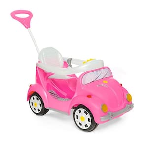 Carrinho de Passeio e Pedal - 1300 Fouks Rosa - Calesita