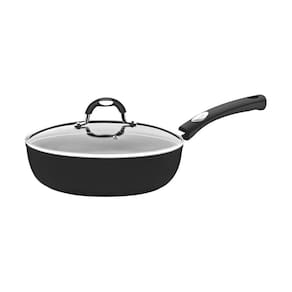Frigideira Funda Mônaco Induction Starflon Premium Preto 24 cm 2,7L Tramontina