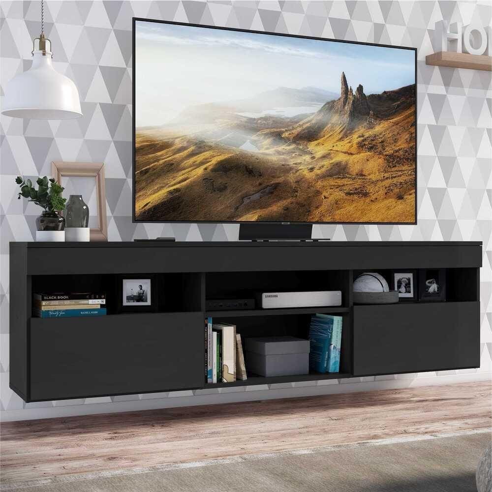 Rack TV 65" Suspenso com 2 Portas Paris Multimóveis