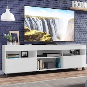 Rack TV 65" com Rodízios e 2 Portas Paris Multimóveis