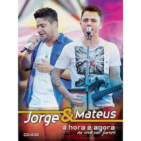 Dvd + Cd Jorge & Mateus - A Hora É Ao  Em Jurerê - Kit