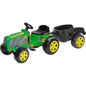 Mini Trator Pedal Infantil Biemme Fazendeiro Eco com Caçamba - Verde