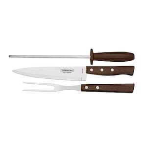 Kit Churrasco 3 Peças Tramontina 22299055 Marrom