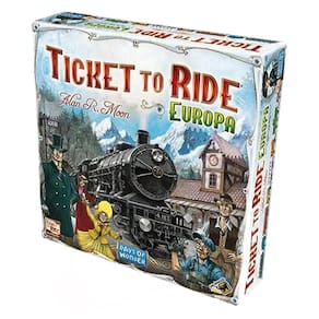 Ticket to Ride Europa Jogo de Tabuleiro Galapagos TTR002