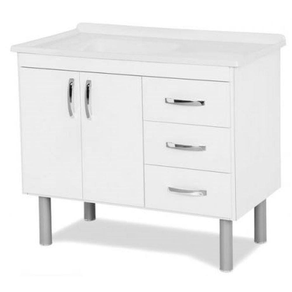 Balcão De Pia Tóquio 95,2 Cm Branco