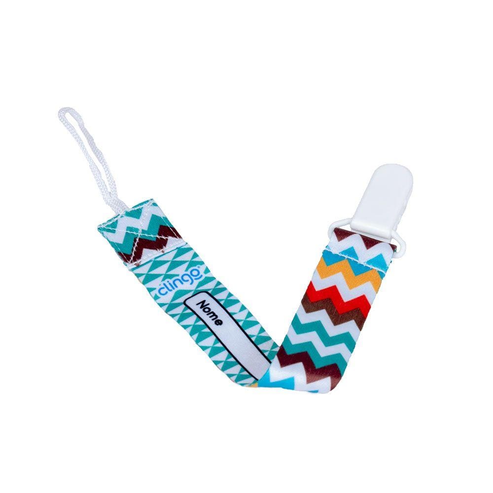 Prendedor De Chupeta Zig Zag Colorido 2M+ Clingo C0109
