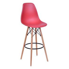 Banqueta Eiffel em PP Bordô - OR 6602
