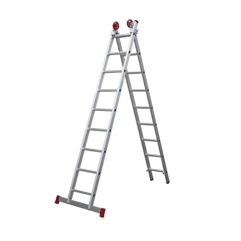 Escada Extensiva Alumínio Botafogo 8 x 2 Degraus