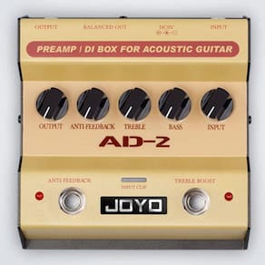 Pre amplificador e direct box para violão Joyo ad2