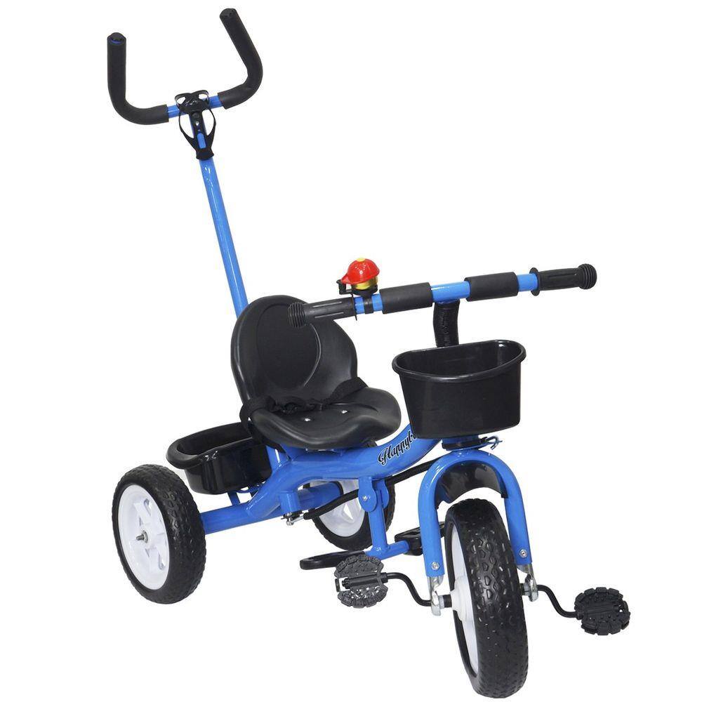 Velotrol Infantil Triciclo Azul Motoca Pedalar Menino