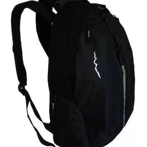 Mochila Unissex Resistente Preta Passeio Escolar Caminhada