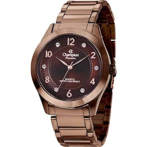 Relogio Champion Feminino Chocolate Cn29230r