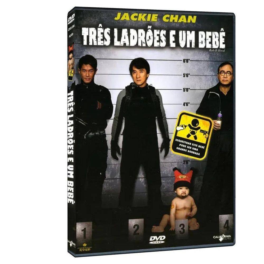 Dvd Três Ladrões E Um Bebê Lacrado Novo Jackie Chan