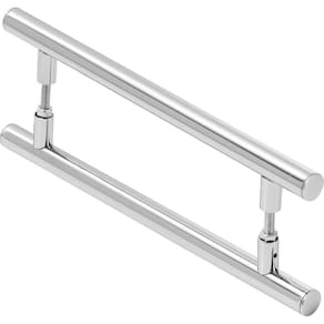 Puxador De Porta Redondo Para Vidro E Madeira 90cm