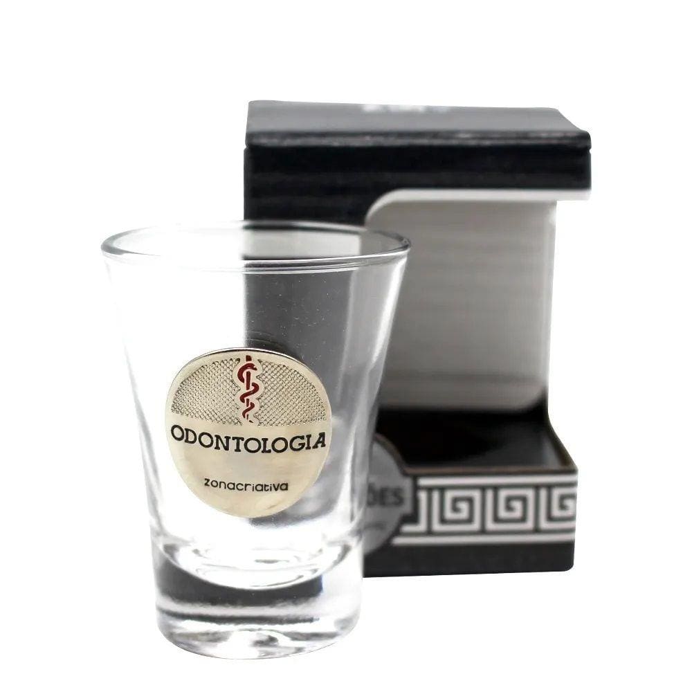 Kit 4 Copos 6,5 Ml Cada Shot Profissão Odontologia 10140653