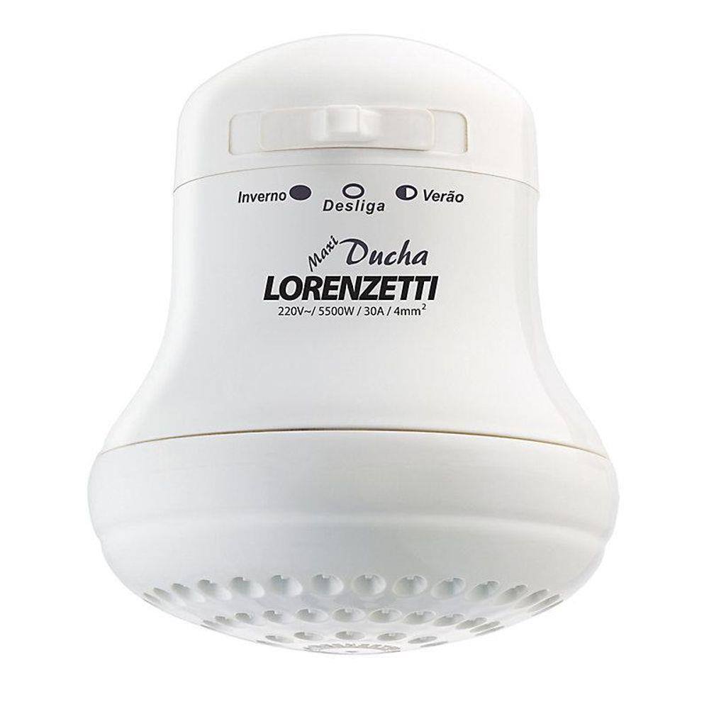 Chuveiro Elétrico Maxi Ducha Blister 5 127V 5500W Branco