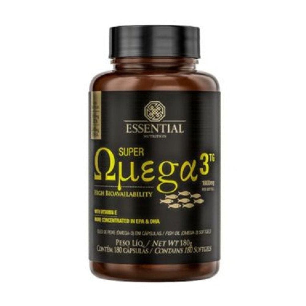 Super Ômega 3 Tg 1000mg Essential Nutrition 180 Cápsulas