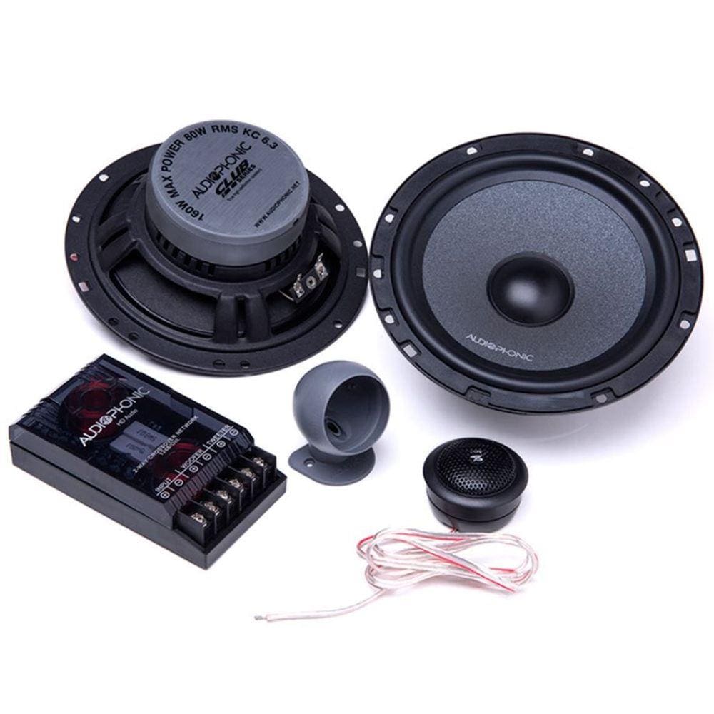 Alto Falante Kit 2 Vias Audiophonic 6" Club KC 6.3 160W Rms 4 Ohms