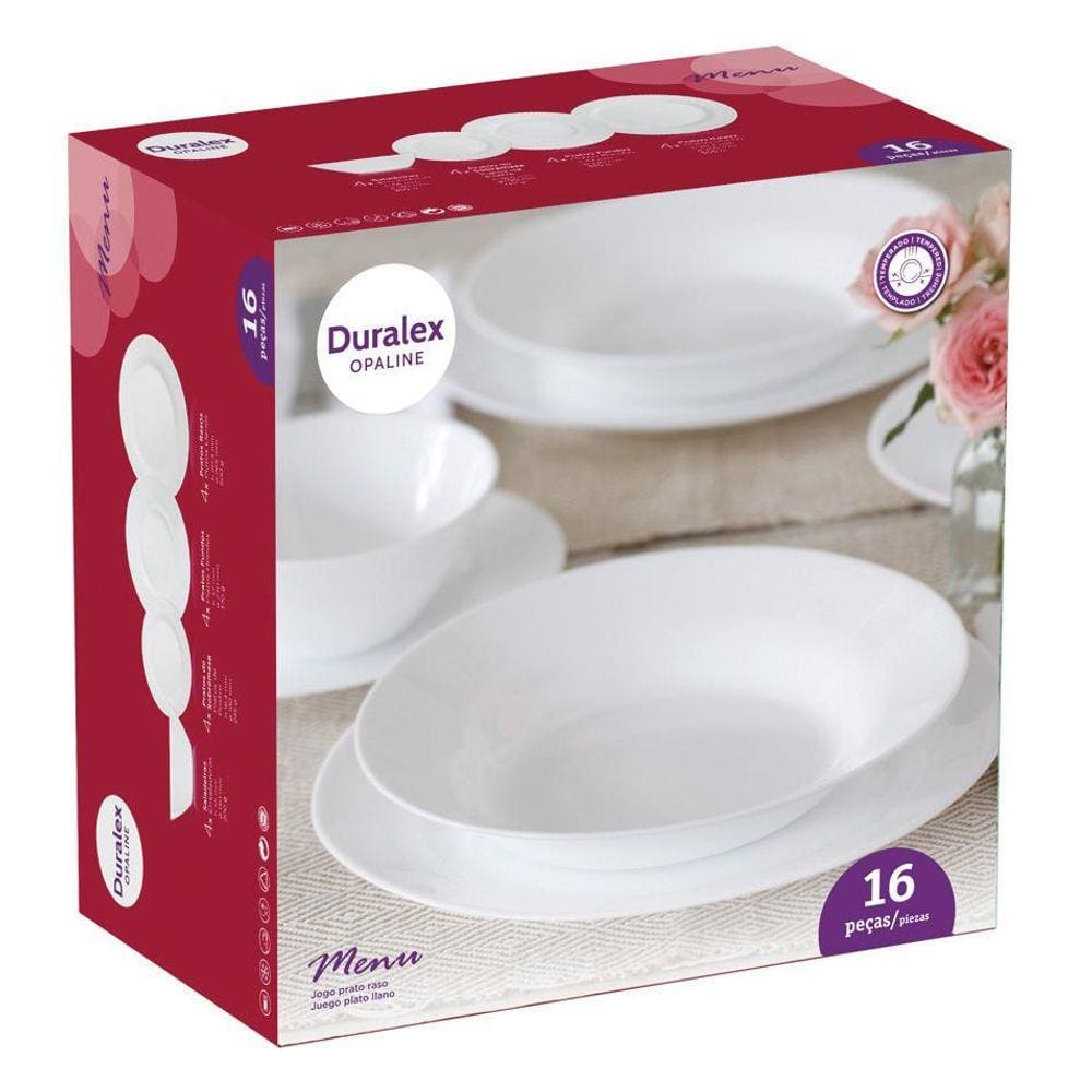 Aparelho de Jantar Menu Nadir Figueiredo - Kit 16 Peças