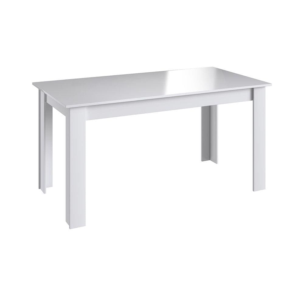 Mesa Fixa Com 4 Lugares Móveis Canção 120cm Branca