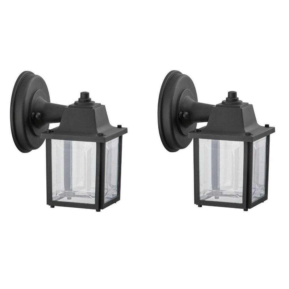 Kit 2 Luminaria Arandela Vintage Externa Colonial Preta