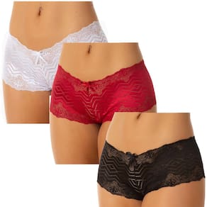 Kit com 3 Caleçon Shortinho Pura Renda | 589