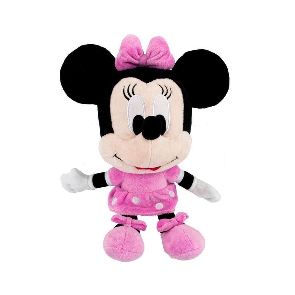 Pelúcia Minnie Mouse Big Head Disney - 28 cm - Fun